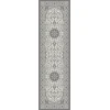 Dynamic Rugs ANCIENT GARDEN Cream/Grey 57119 2ft. 2in x 11ft. Rect. Rug