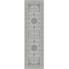 Dynamic Rugs ANCIENT GARDEN Soft Grey/Cream 57119 2ft. 2in x 11ft. Rect. Rug