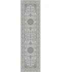 Dynamic Rugs ANCIENT GARDEN Soft Grey/Cream 57119 2ft. 2in. x 7ft. 7in. Rect. Rug