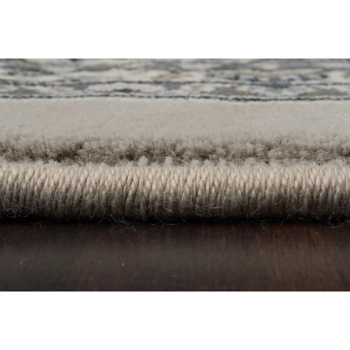 Dynamic Rugs ANCIENT GARDEN Soft Grey/Cream 57119 2ft. 2in. x 7ft. 7in. Rect. Rug
