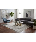 Dynamic Rugs ANCIENT GARDEN Soft Grey/Cream 57119 2ft. 2in. x 7ft. 7in. Rect. Rug