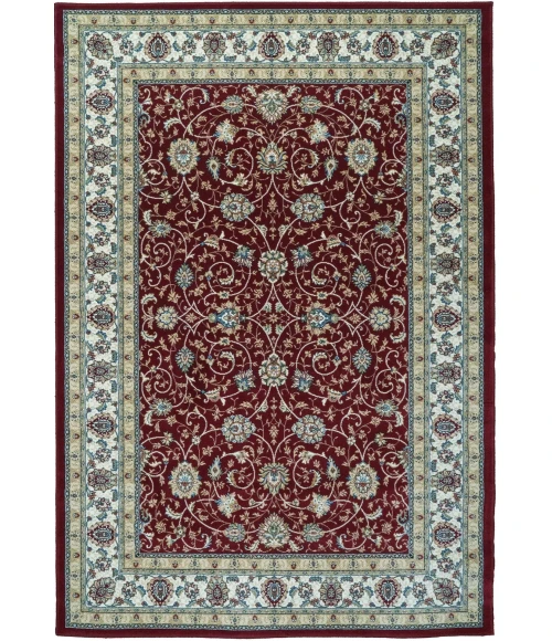 Dynamic Rugs ANCIENT GARDEN Red/Ivory 57120 5ft. 3in. x 7ft. 7in. Rect. Rug
