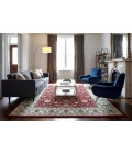 Dynamic Rugs ANCIENT GARDEN Red/Ivory 57120 2ft. 7in. x 4ft. 7in. Oval Rug
