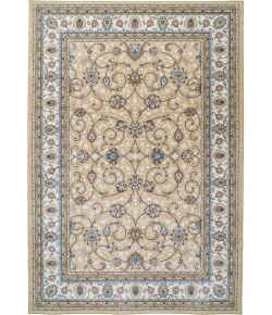 Dynamic Rugs ANCIENT GARDEN Light Gold/Ivory 57120 9ft. 2in. x 12ft. 10in. Rect. Rug