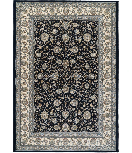 Dynamic Rugs ANCIENT GARDEN Blue/Ivory 57120 2ft. x 3ft. 11in. Rect. Rug
