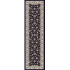 Dynamic Rugs ANCIENT GARDEN Blue/Ivory 57120 2ft. 2in. x 7ft. 7in. Rect. Rug