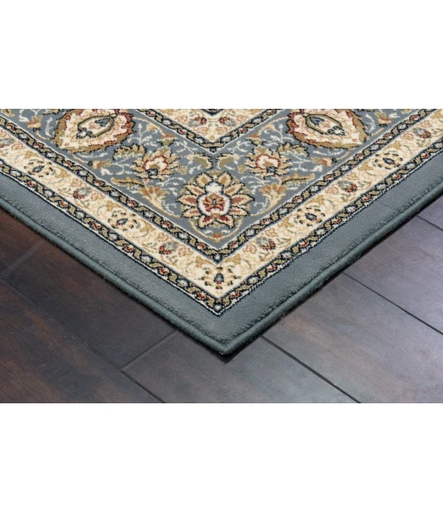 Dynamic Rugs ANCIENT GARDEN Beige/Light Blue 57120 2ft. 7in. x 4ft. 7in. Oval Rug