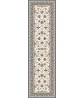 Dynamic Rugs ANCIENT GARDEN Ivory/Light Blue 57120 2ft. 2in x 11ft. Rect. Rug