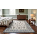 Dynamic Rugs ANCIENT GARDEN Beige/Light Blue 57120 2ft. 7in. x 4ft. 7in. Oval Rug