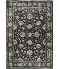 Dynamic Rugs ANCIENT GARDEN Charcoal/Silver 57126 3ft. 11in. x 5ft. 7in. Rect. Rug