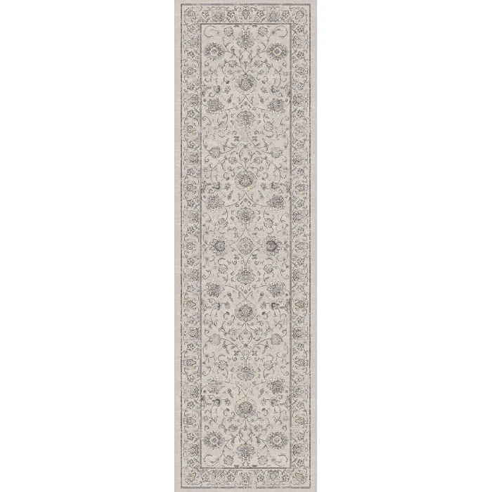 Dynamic Rugs ANCIENT GARDEN Cream 57126 2ft. 2in. x 7ft. 7in. Rect. Rug