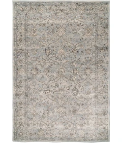Dynamic Rugs ANCIENT GARDEN Steel Blue/Cream 57136 7ft. 10in. x 10ft. 10in. Rect. Rug