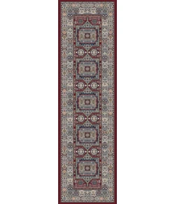 Dynamic Rugs ANCIENT GARDEN Red 57147 2ft. 2in x 11ft. Rect. Rug