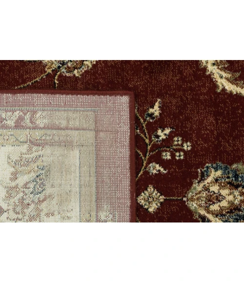 Dynamic Rugs ANCIENT GARDEN Red/Ivory 57158 2ft. 2in x 11ft. Rect. Rug