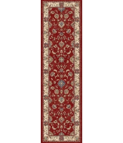 Dynamic Rugs ANCIENT GARDEN Red/Ivory 57158 2ft. 2in x 11ft. Rect. Rug