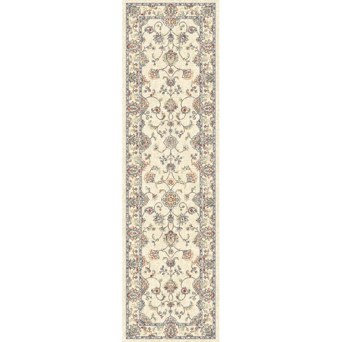 Dynamic Rugs ANCIENT GARDEN Ivory 57159 2ft. 2in. x 7ft. 7in. Rect. Rug