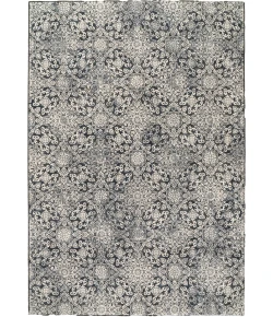 Dynamic Rugs ANCIENT GARDEN Steel Blue 57162 7ft. 10in. x 10ft. 10in. Rect. Rug