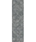 Dynamic Rugs ANCIENT GARDEN Steel Blue 57162 2ft. 2in x 11ft. Rect. Rug