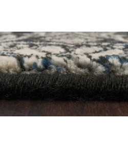 Dynamic Rugs ANCIENT GARDEN Steel Blue 57162 7ft. 10in. Round Rug