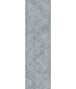 Dynamic Rugs ANCIENT GARDEN Light Blue 57162 2ft. 2in x 11ft. Rect. Rug