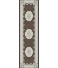 Dynamic Rugs ANCIENT GARDEN Brown/Cream 57226 2ft. 2in. x 7ft. 7in. Rect. Rug