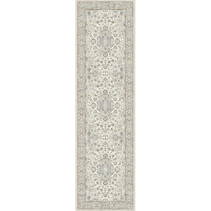 Dynamic Rugs ANCIENT GARDEN Cream/Beige 57275 2ft. 2in. x 7ft. 7in. Rect. Rug
