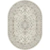Dynamic Rugs ANCIENT GARDEN Cream/Beige 57275 5ft. 3in. x 7ft. 7in. Oval Rug