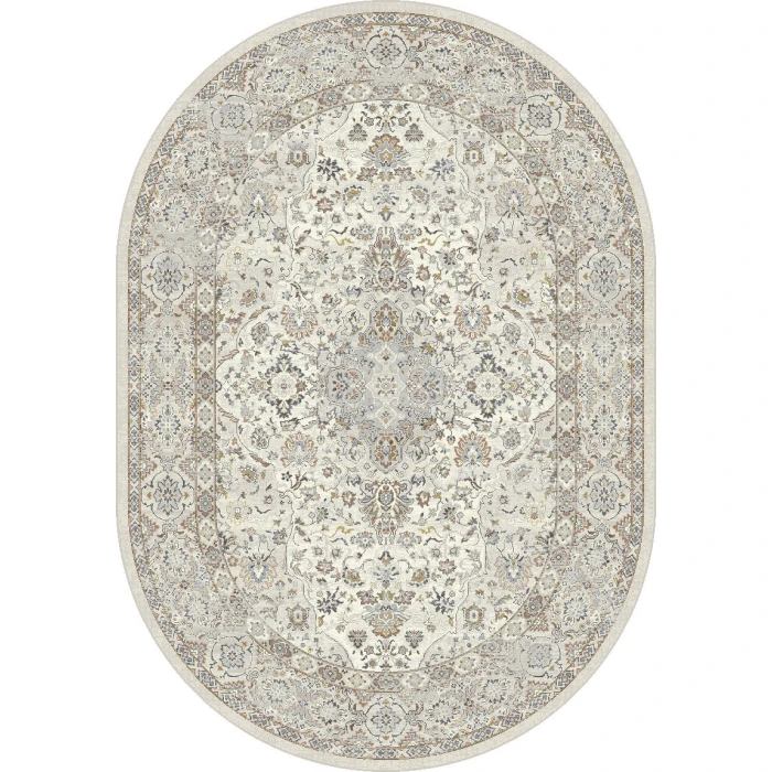 Dynamic Rugs ANCIENT GARDEN Cream/Beige 57275 2ft. 7in. x 4ft. 7in. Oval Rug