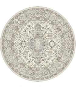 Dynamic Rugs ANCIENT GARDEN Cream/Beige 57275 7ft. 10in. Round Rug