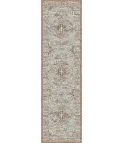 Dynamic Rugs ANCIENT GARDEN Beige/Multi 57275 2ft. 2in. x 7ft. 7in. Rect. Rug