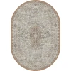 Dynamic Rugs ANCIENT GARDEN Beige/Multi 57275 2ft. 7in. x 4ft. 7in. Oval Rug