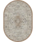 Dynamic Rugs ANCIENT GARDEN Beige/Multi 57275 5ft. 3in. x 7ft. 7in. Oval Rug