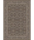Dynamic Rugs ANCIENT GARDEN Dark Brown/Beige/Blue 57276 6ft. 7in. x 9ft. 6in. Rect. Rug