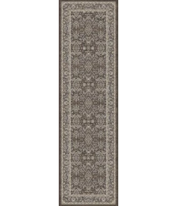 Dynamic Rugs ANCIENT GARDEN Dark Brown/Beige/Blue 57276 2ft. 2in. x 7ft. 7in. Rect. Rug