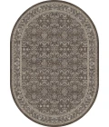 Dynamic Rugs ANCIENT GARDEN Dark Brown/Beige/Blue 57276 6ft. 7in. x 9ft. 6in. Oval Rug