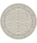Dynamic Rugs ANCIENT GARDEN Cream/Beige 57276 7ft. 10in. Round Rug