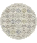Dynamic Rugs ANCIENT GARDEN Cream/Multi 57279 5ft. 3in. Round Rug