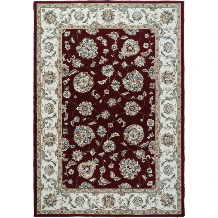 Dynamic Rugs ANCIENT GARDEN Red/Ivory 57365 9ft. 2in. x 12ft. 10in. Rect. Rug