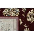 Dynamic Rugs ANCIENT GARDEN Red/Ivory 57365 5ft. 3in. Round Rug