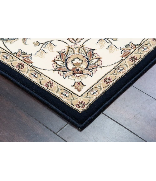 Dynamic Rugs ANCIENT GARDEN Blue/Ivory 57365 5ft. 3in. x 7ft. 7in. Rect. Rug