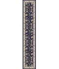 Dynamic Rugs ANCIENT GARDEN Blue/Ivory 57365 2ft. 2in x 11ft. Rect. Rug
