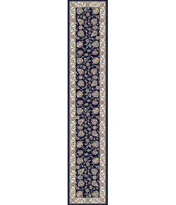 Dynamic Rugs ANCIENT GARDEN Blue/Ivory 57365 2ft. 2in. x 7ft. 7in. Rect. Rug