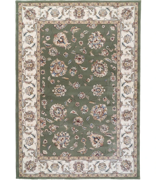 Dynamic Rugs ANCIENT GARDEN Green/Ivory 57365 2ft. x 3ft. 11in. Rect. Rug