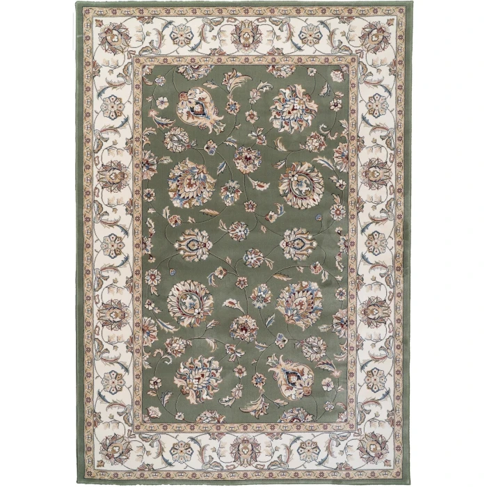 Dynamic Rugs ANCIENT GARDEN Green/Ivory 57365 7ft. 10in. x 10ft. 10in. Rect. Rug