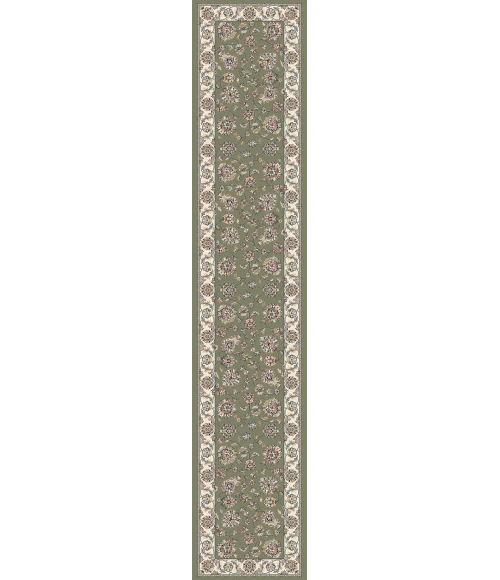 Dynamic Rugs ANCIENT GARDEN Green/Ivory 57365 2ft. 2in. x 7ft. 7in. Rect. Rug