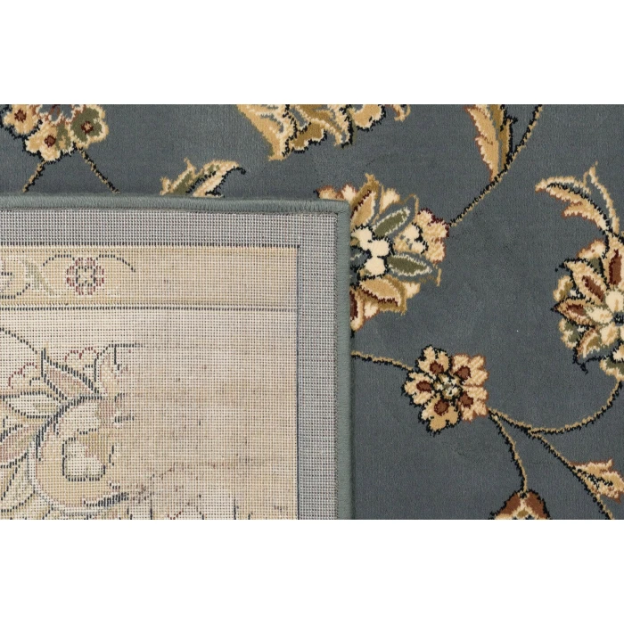 Dynamic Rugs ANCIENT GARDEN Light Blue/Ivory 57365 2ft. 2in. x 7ft. 7in. Rect. Rug