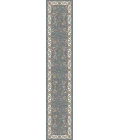 Dynamic Rugs ANCIENT GARDEN Light Blue/Ivory 57365 2ft. 2in. x 7ft. 7in. Rect. Rug