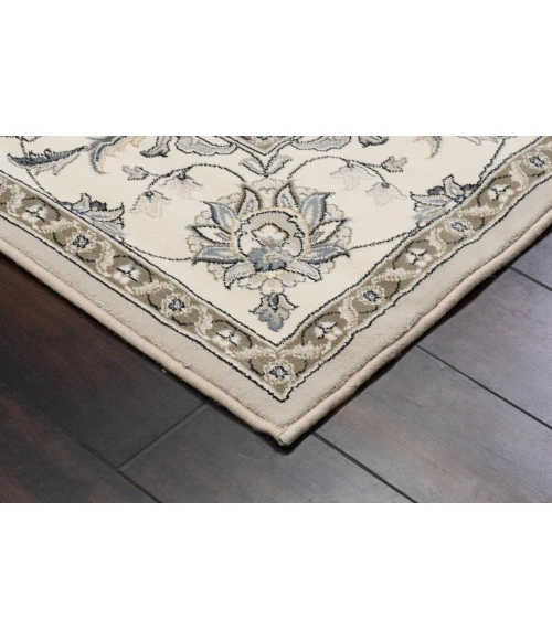 Dynamic Rugs ANCIENT GARDEN Soft Grey/Cream 57365 2ft. x 3ft. 11in. Rect. Rug