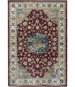 Dynamic Rugs ANCIENT GARDEN Red/Ivory 57559 9ft. 2in. x 12ft. 10in. Rect. Rug