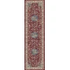 Dynamic Rugs ANCIENT GARDEN Red/Ivory 57559 2ft. 2in. x 7ft. 7in. Rect. Rug